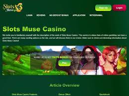 Explore Exciting Wins at Slots Muse Casino Online Games