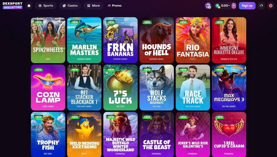 Explore the Revolutionary Gaming Experience of dexsport web3 casino